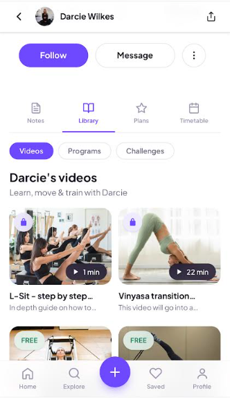 Darcie Wilkes's Triibe profile and video library